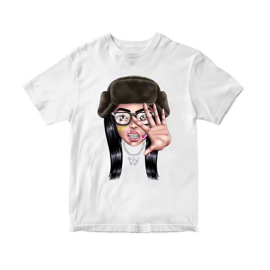 dina ayada face t-shirt